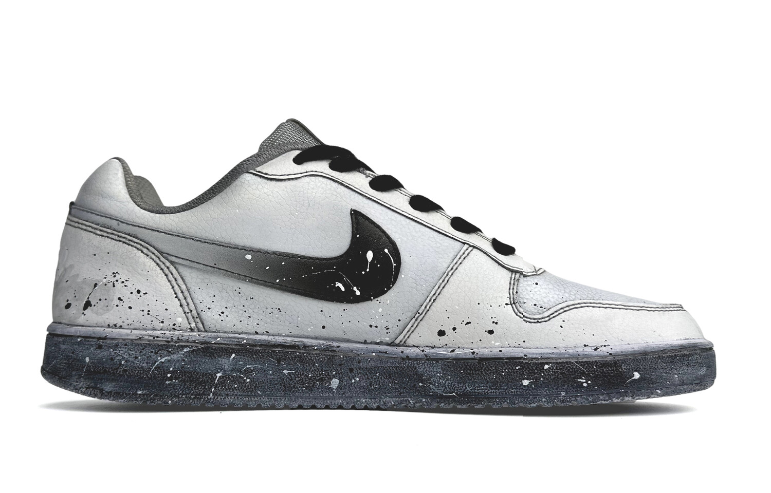 

Кроссовки Nike EBERNON Skateboard Shoes Men Low-Top Gray Black, Черный, Кроссовки Nike EBERNON Skateboard Shoes Men Low-Top Gray Black