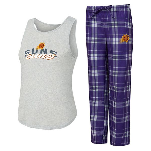 

Женский сет регулируемый топ и брюки concepts sport purple/heather gray phoenix suns Unbranded