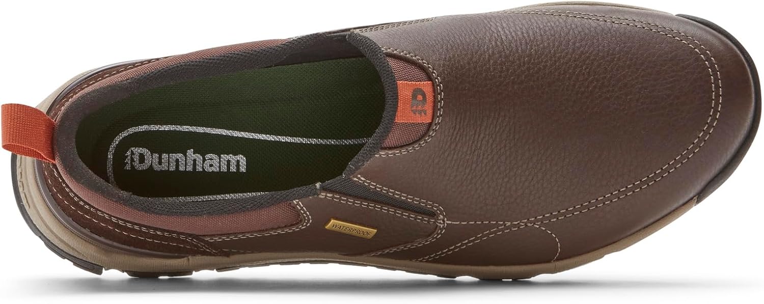 Мужские кроссовки Dunham Glastonbury Slip-on, коричневый — фото 3