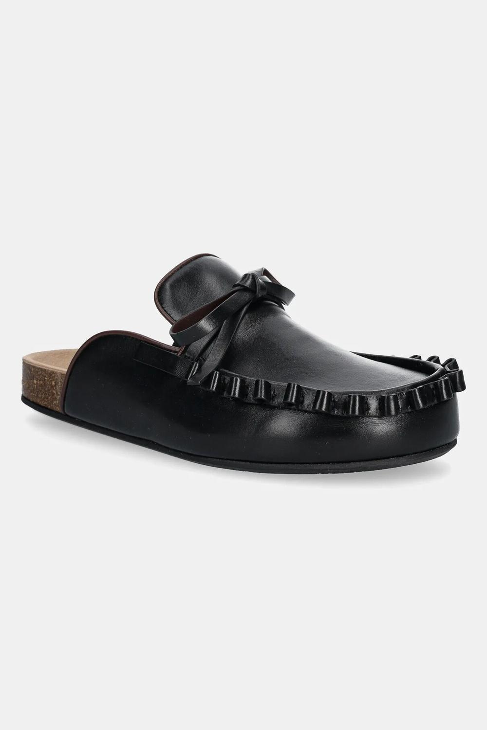 Лоферы с оборками JW Anderson, черный