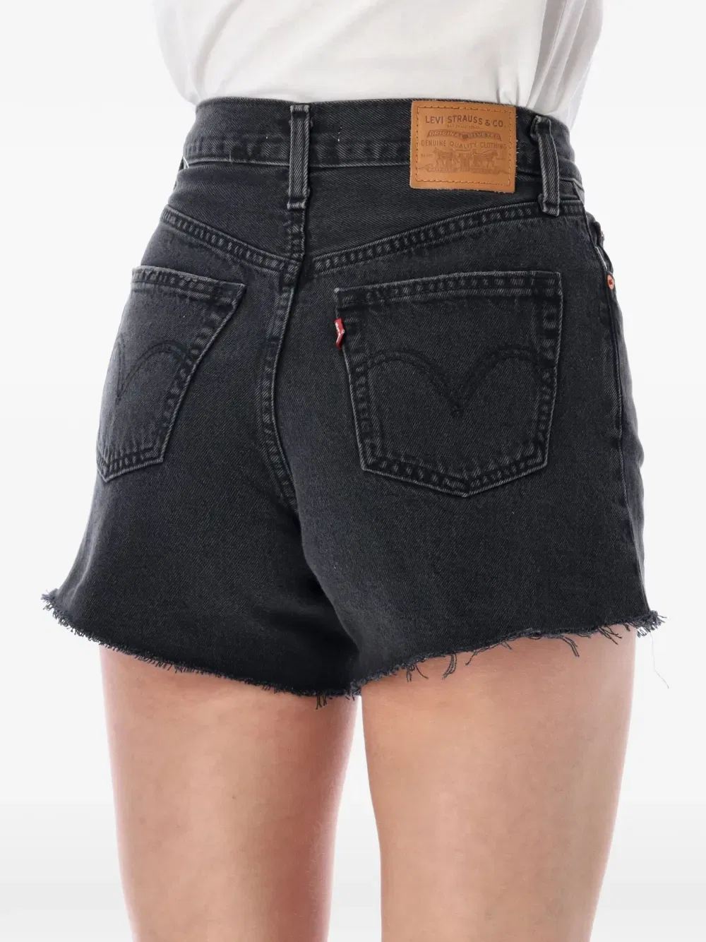 Джинсовые шорты с ребристой текстурой Levi'S, черный — фото 3