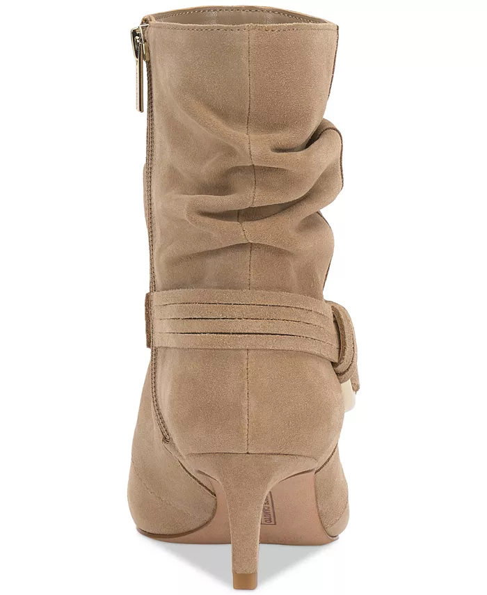 Женские ботильоны Kirpa Slouch с декором на среднем каблуке Vince Camuto, загар/бежевый — фото 3
