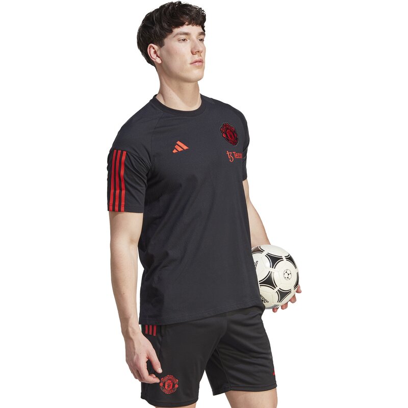 Футболка болельщика Manchester United, тренировка Tiro 23 Adidas, черный — фото 4