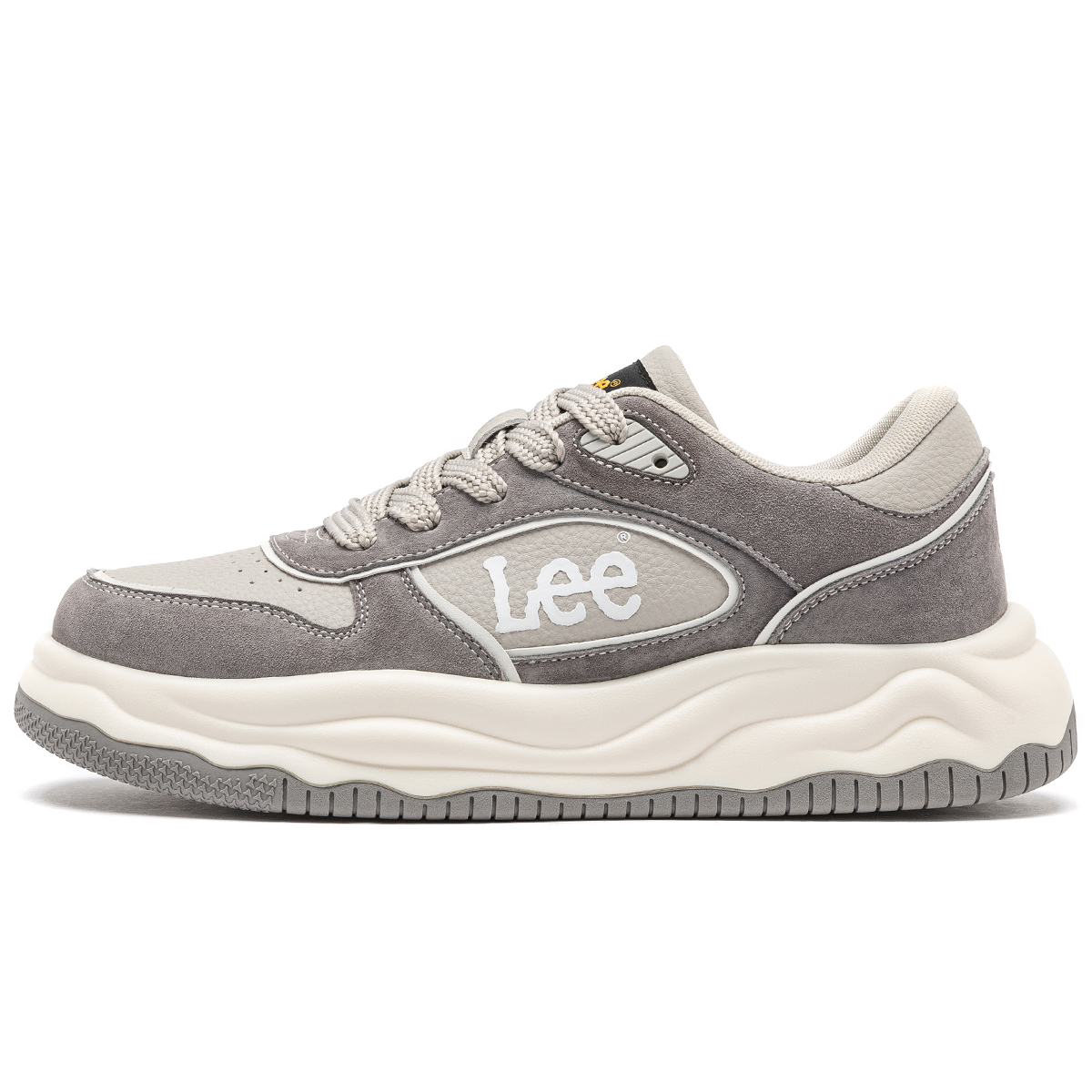 

Dissolve Shoes Height Increasing Slip Resistant Low top Skateboard Shoes Men's Lee, светло-серый