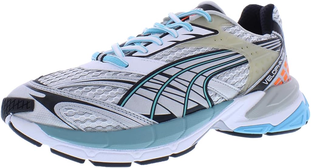 Мужские кроссовки PUMA Velophasis с поэтапной шнуровкой - серые — фото 3