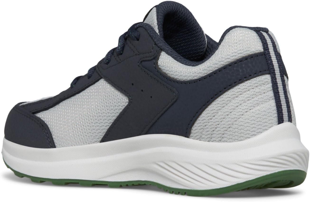 Детские кроссовки Cohesion для мальчиков и девочек Saucony, синий/зеленый/серый/темно-синий — фото 4