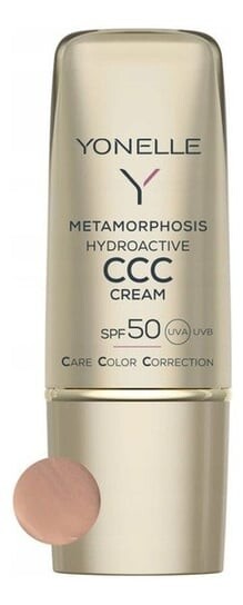 

Гидроактивный окрашивающий крем для лица SPF50 3 Gold Tan, 30 мл Yonelle, Metamorphosis Hydroactive CCC