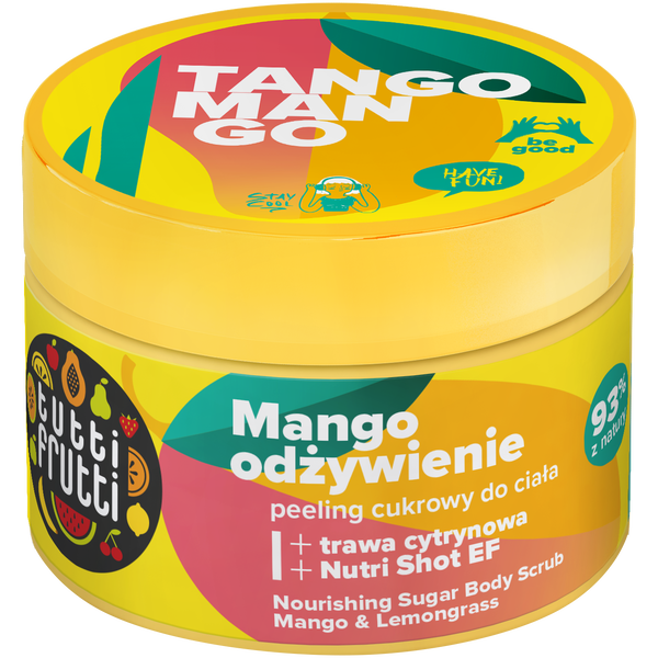 

Питательный сахарный скраб для тела, 300 г Tutti Frutti Tango mango