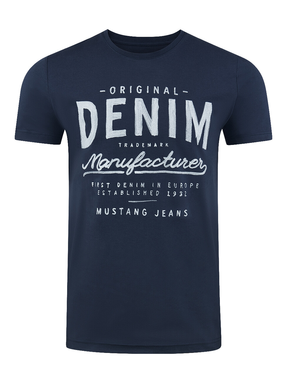 

Футболка Mustang Basic Print, синий