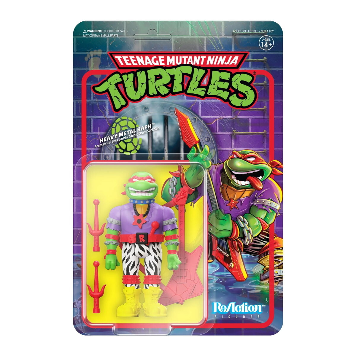 

SUPER7 - Реакционные фигурки Teenage Mutant Ninja Turtles Wave 6 Heavy Metal Raph Inna marka