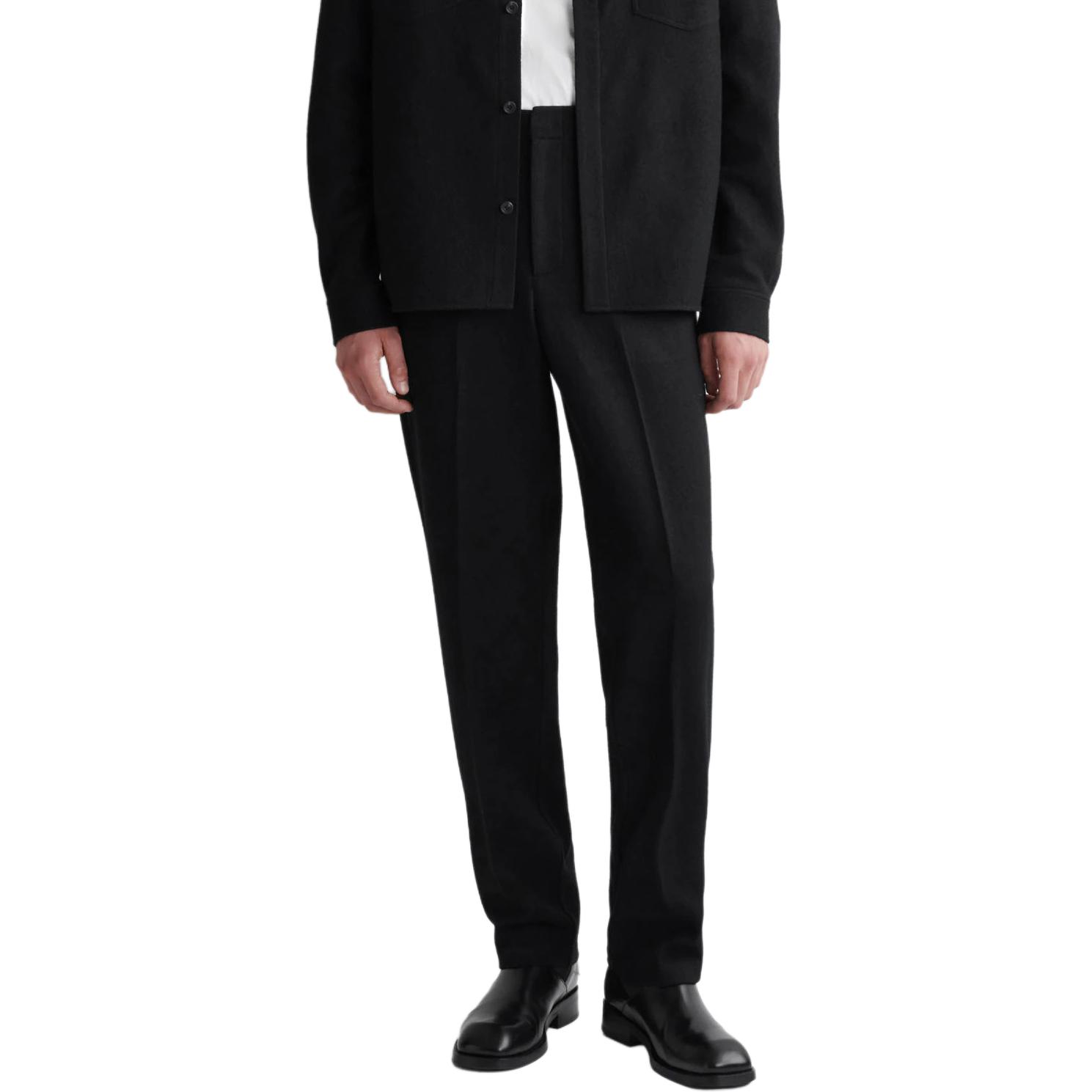 

COS Повседневные брюки мужские черные