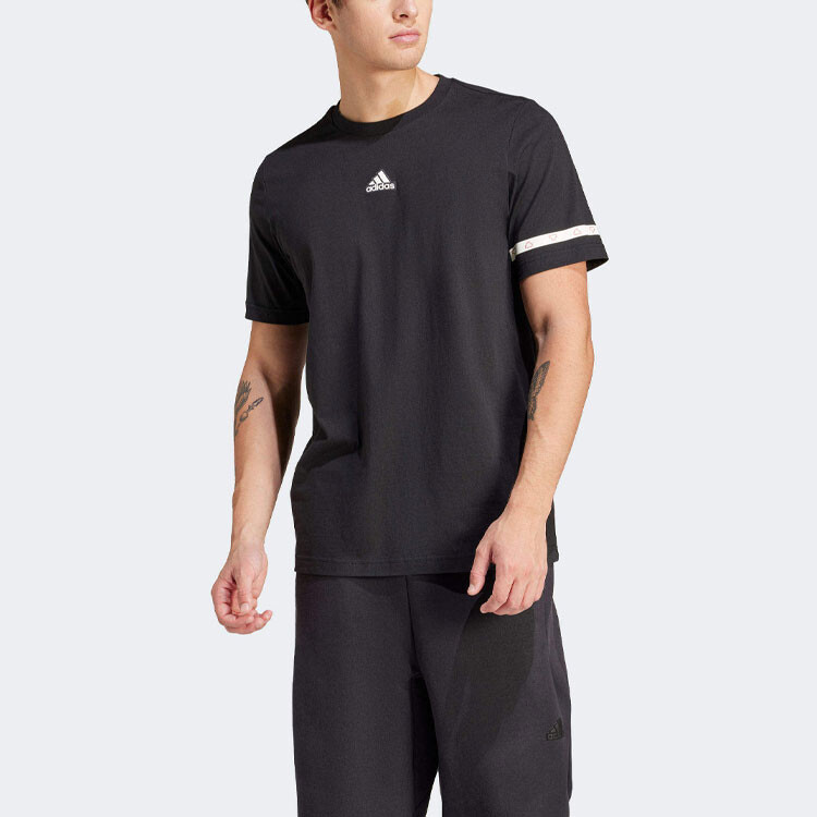 

Футболка мужская черная Adidas, черный