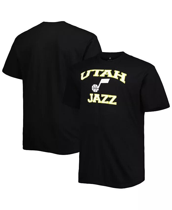 

Мужская черная футболка Utah Jazz Big and Tall Heart and Soul Profile