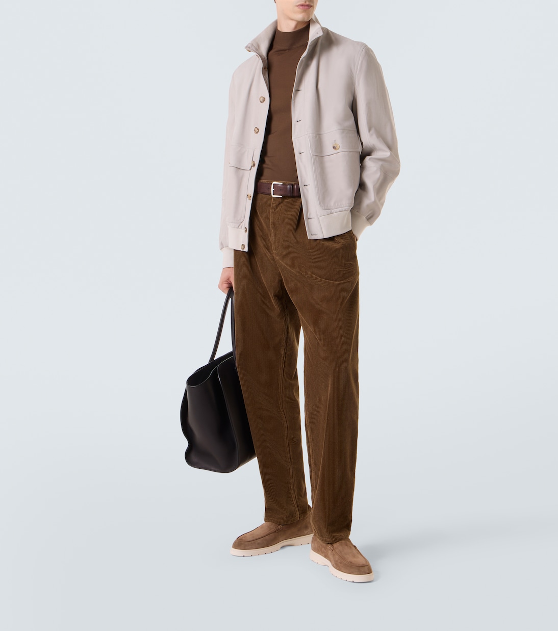 Замшевые лоферы Tod's, Noce Chiaro + Fondo Panna — фото 2
