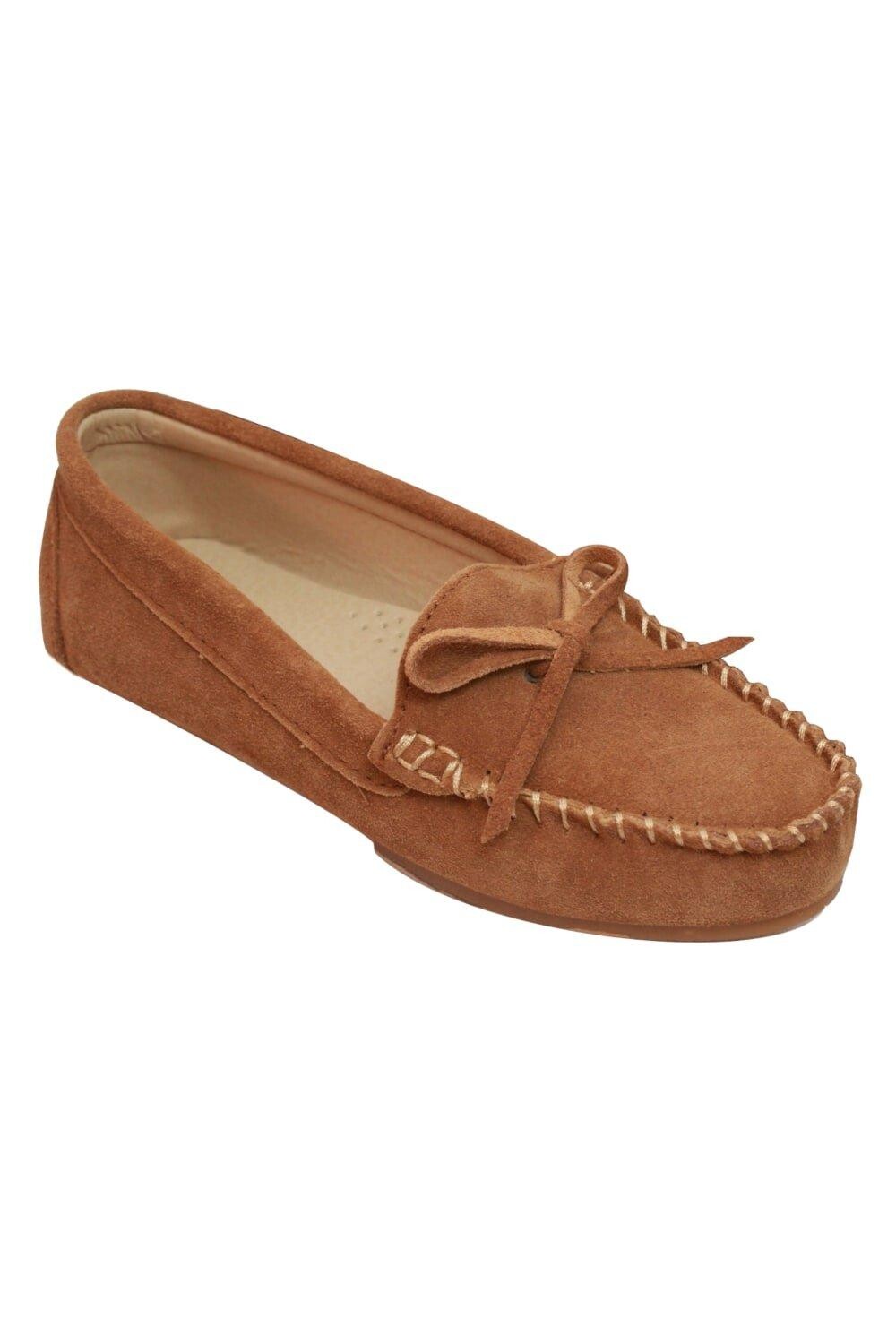 

Замшевые мокасины Eastern Counties Leather, бежевый