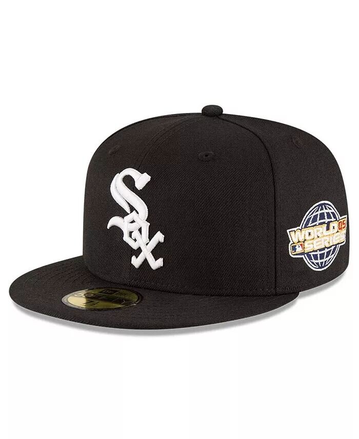 

Мужская черная шерстяная шляпа Chicago White Sox 2005 World Series 59FIFTY приталенная шляпа New Era, черный