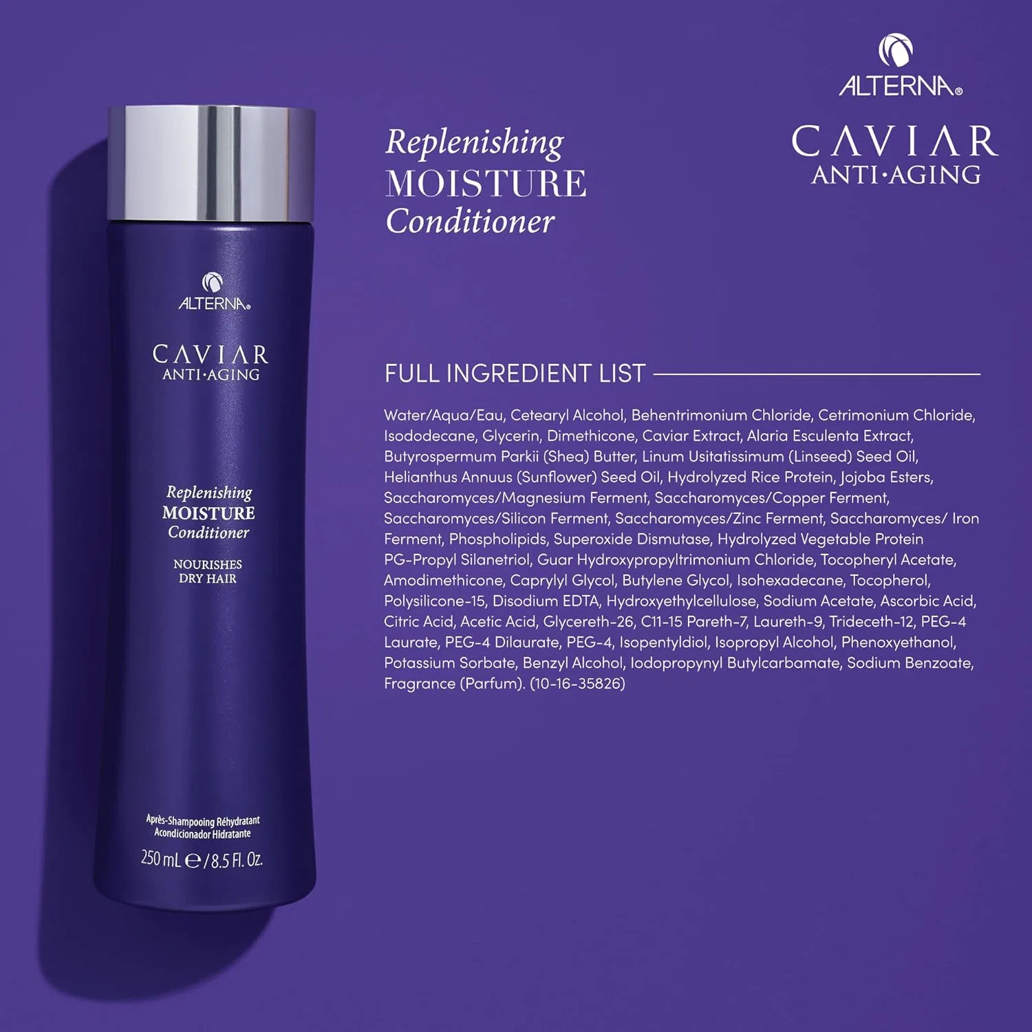 Увлажняющий кондиционер Alterna Caviar Replenishing Moisture, 1000 мл Alterna — фото 4