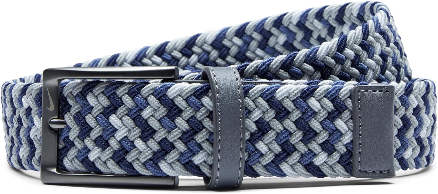 

Мужской эластичный тканый ремень Nike, Light Blue Multi, Голубой, Мужской эластичный тканый ремень Nike, Light Blue Multi