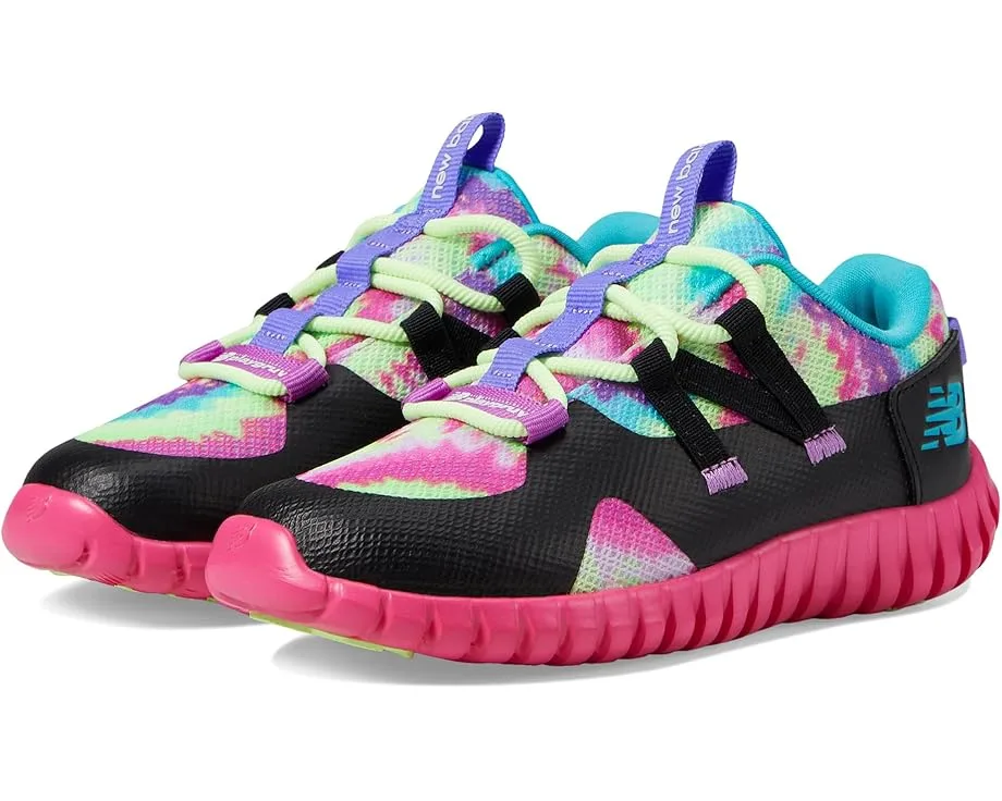 Кроссовки New Balance Kids Playgruv v2 Bungee (Infant/Toddler), Hi-Pink/Black