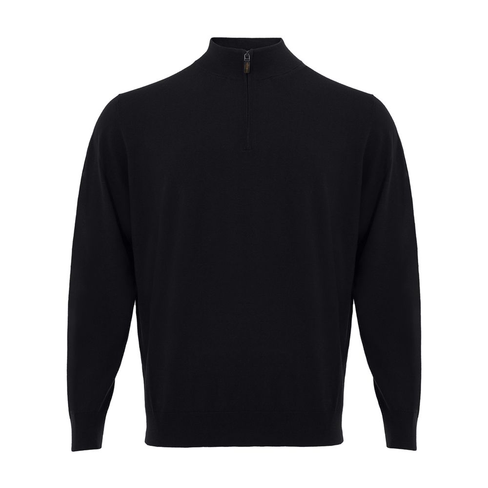 

Мужской свитер Luxe Black из итальянского кашемира Coloko, черный