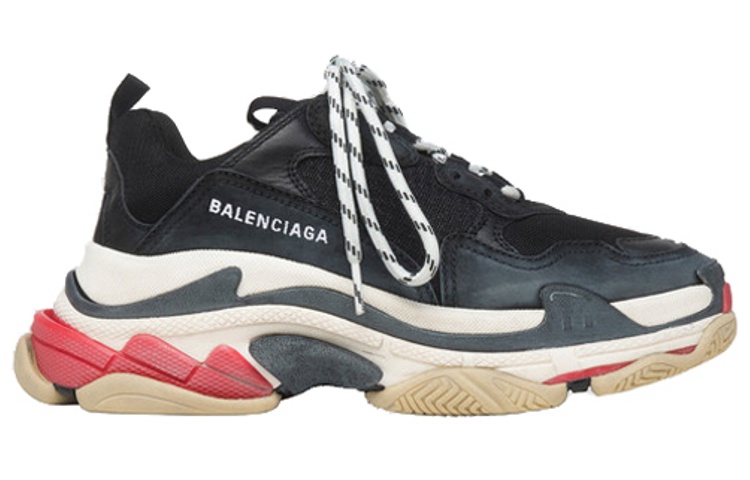 Женские кроссовки TripleS 'Черный Красный' Balenciaga — фото 2