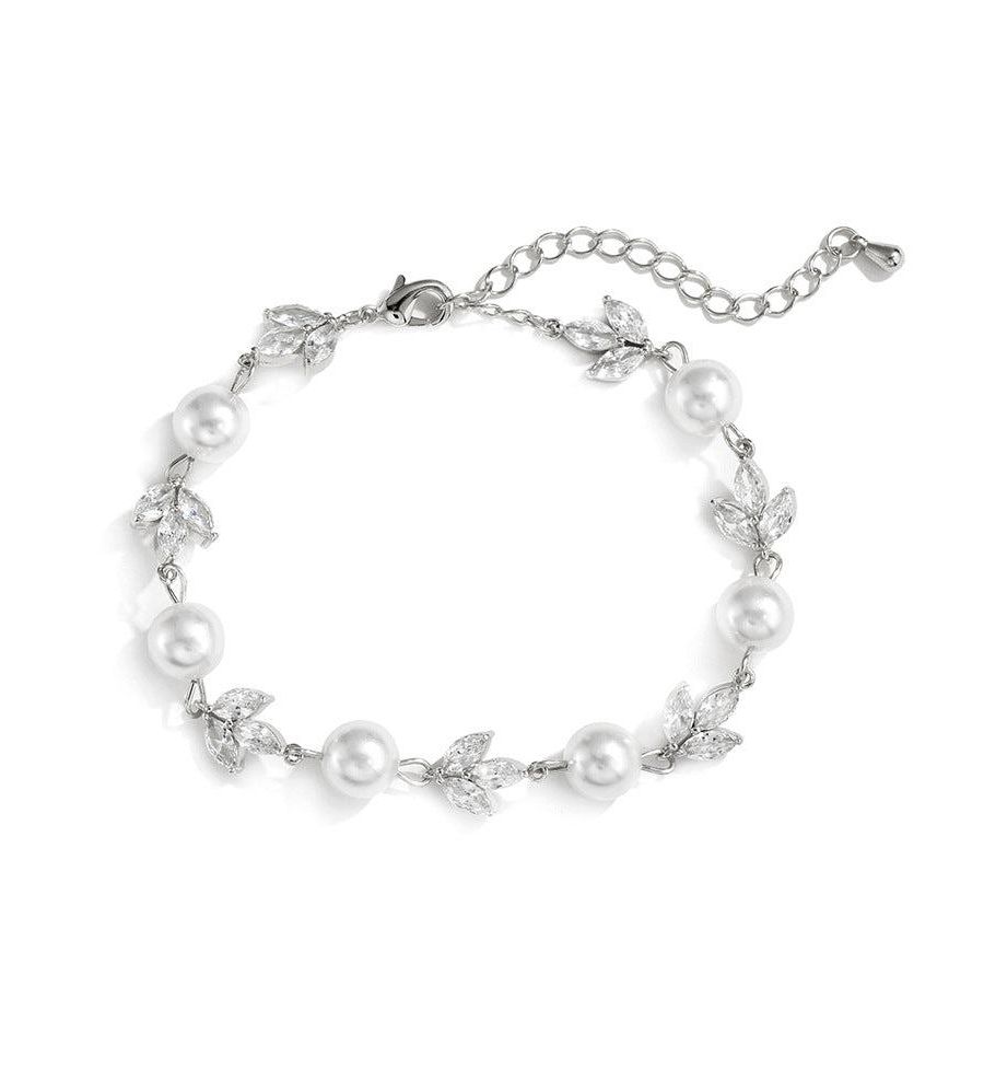 

Браслет Навеки из жемчуга и кристаллов Untamed Petals, Silver