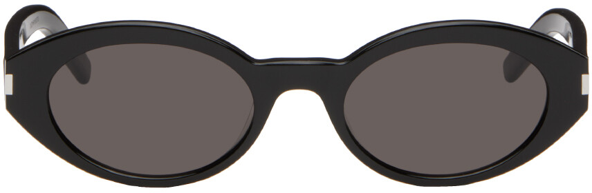 

Черные солнцезащитные очки SL 567 Saint Laurent, цвет Shiny black