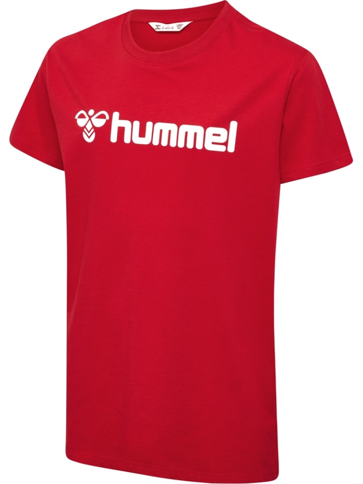 

Футболка Hmlgo 2.0 Logo T-Shirt S/S Kids красного цвета Hummel