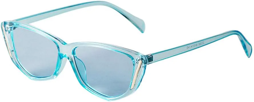 

LVTFCO Модные винтажные солнцезащитные очки «кошачий глаз» с леопардовым принтом для женщин и мужчин, ретро, ​​розовые, конфетного цвета, многоугольные, C4