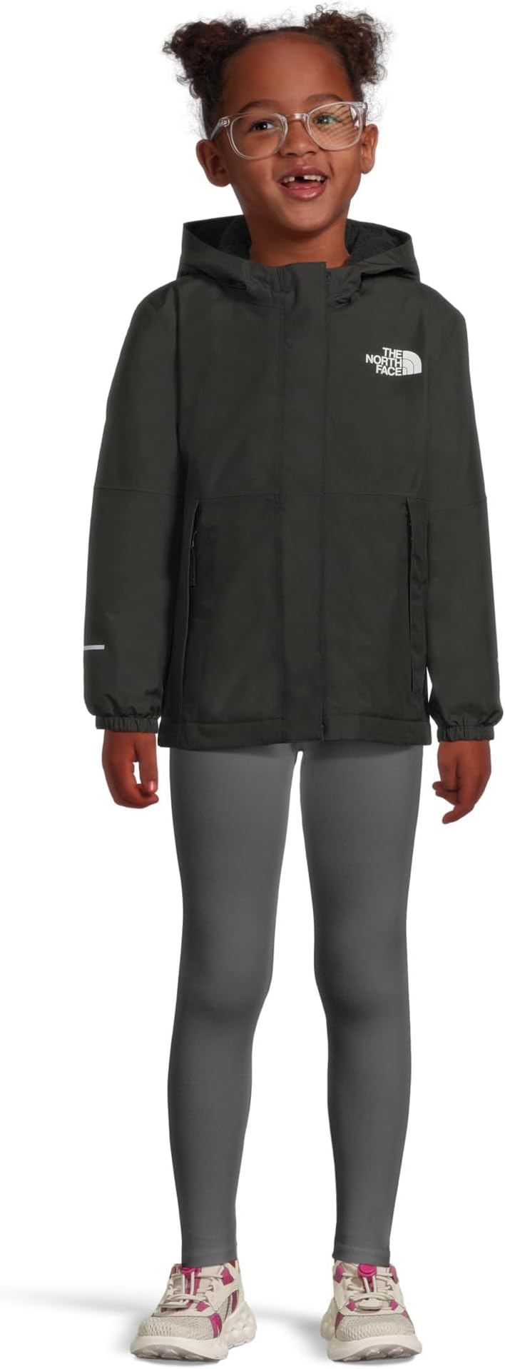 Куртка The North Face Kids Warm Antora Rain Jacket, цвет TNF Black/TNF Black — фото 4