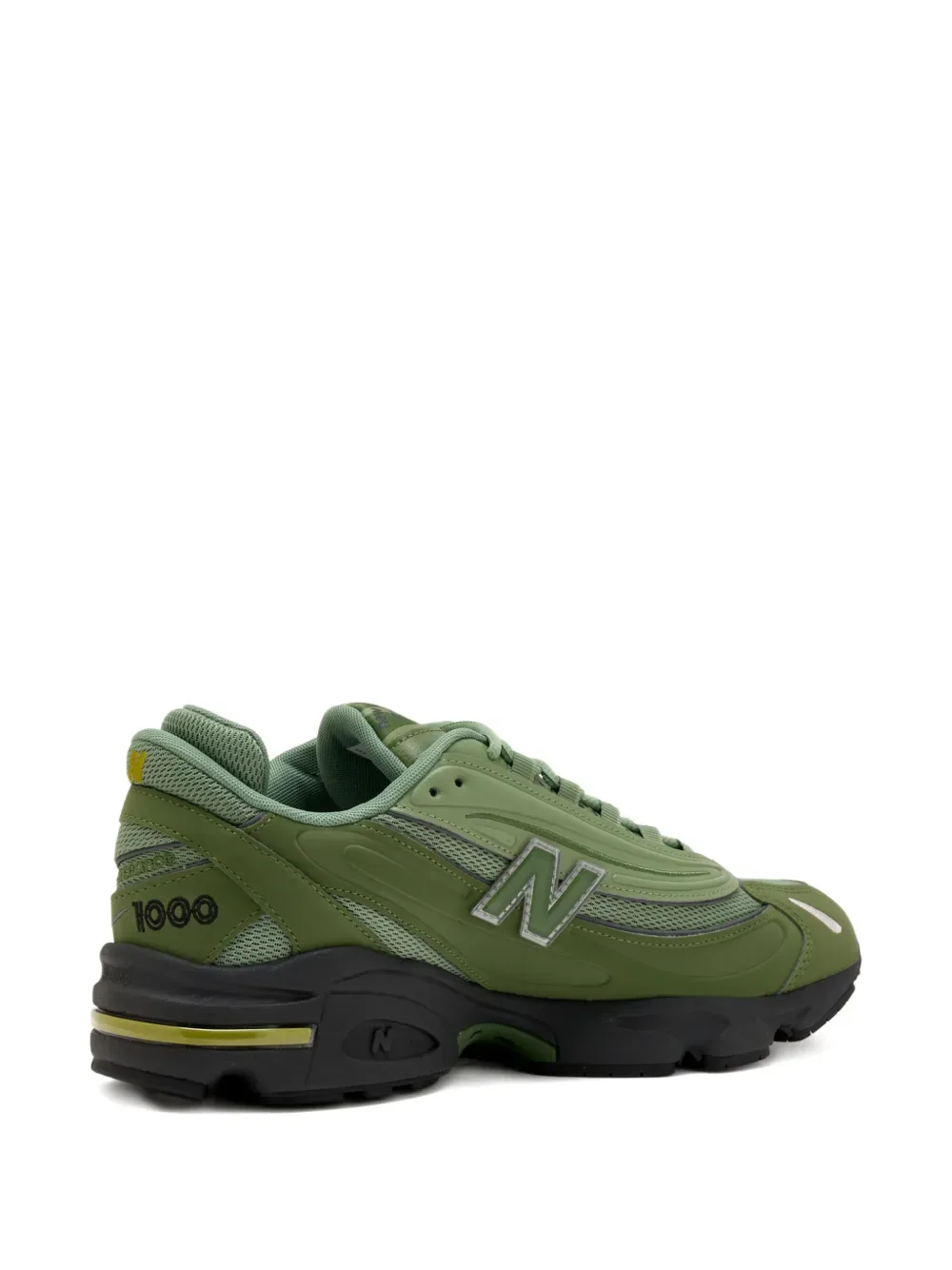 Кроссовки 1000 с комбинированными вставками NEW BALANCE, зеленый — фото 2