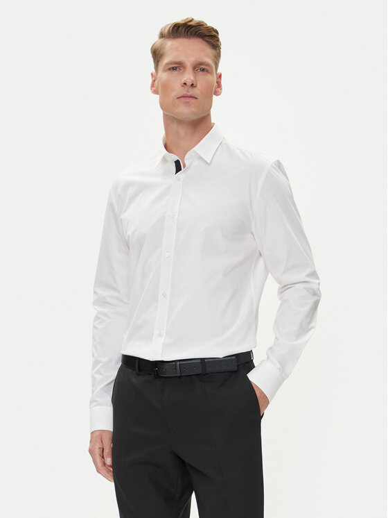 

Рубашка extra slim fit Elisha02 50544910 Hugo, белый