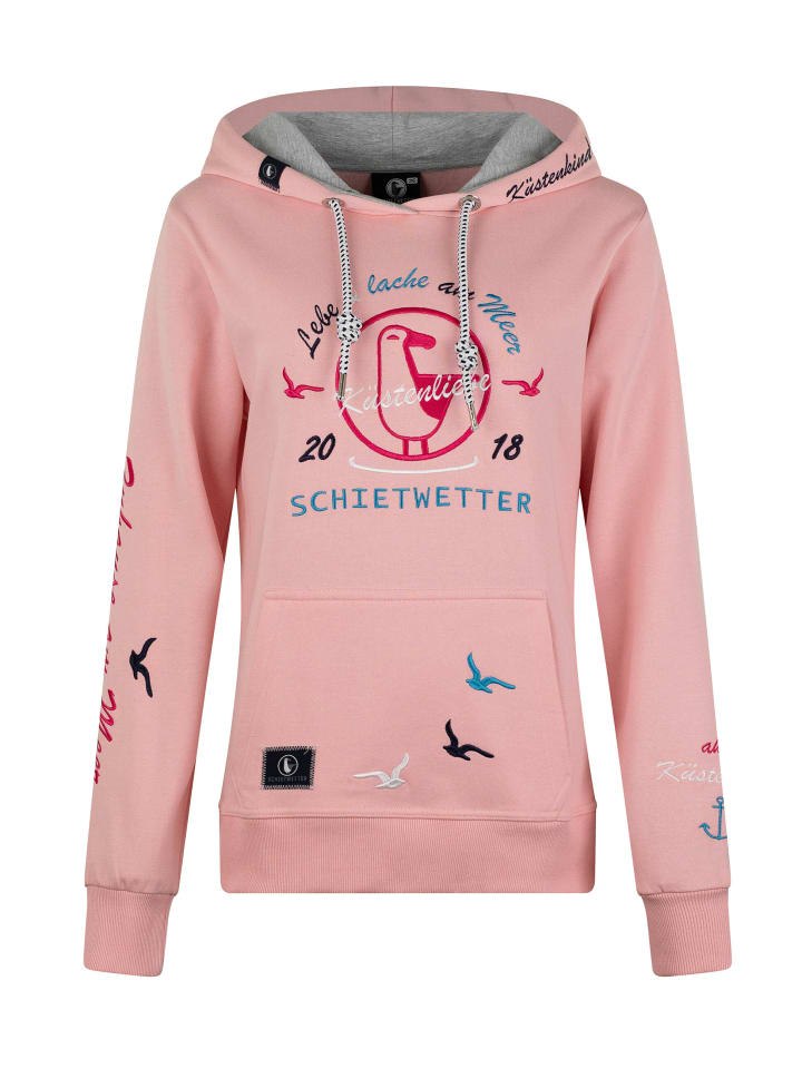 

SCHIETWETTER Худи Finja Whispering Tube Hoodie в розовом цвете