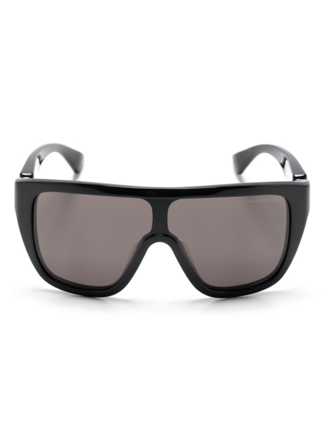 

Alexander McQueen Eyewear солнцезащитные очки-маска, черный
