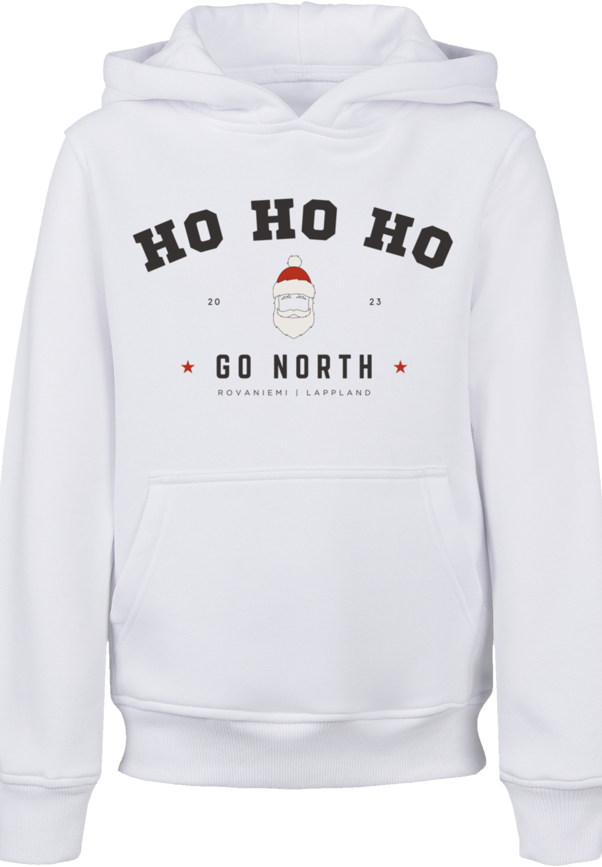 

Пуловер F4NT4STIC Hoodie Ho Ho Ho Santa Claus Weihnachten, белый