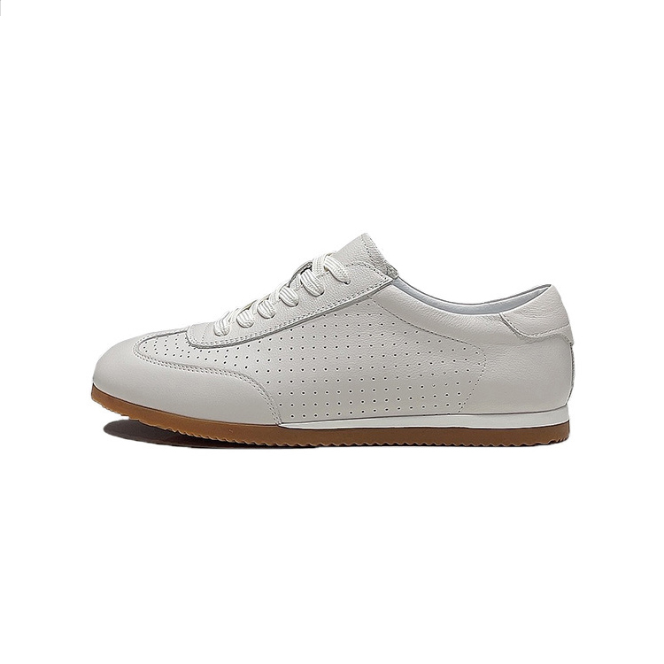 

SENJIALUO Износостойкие, дышащие, легкие, низкие повседневные туфли, белые, мужские