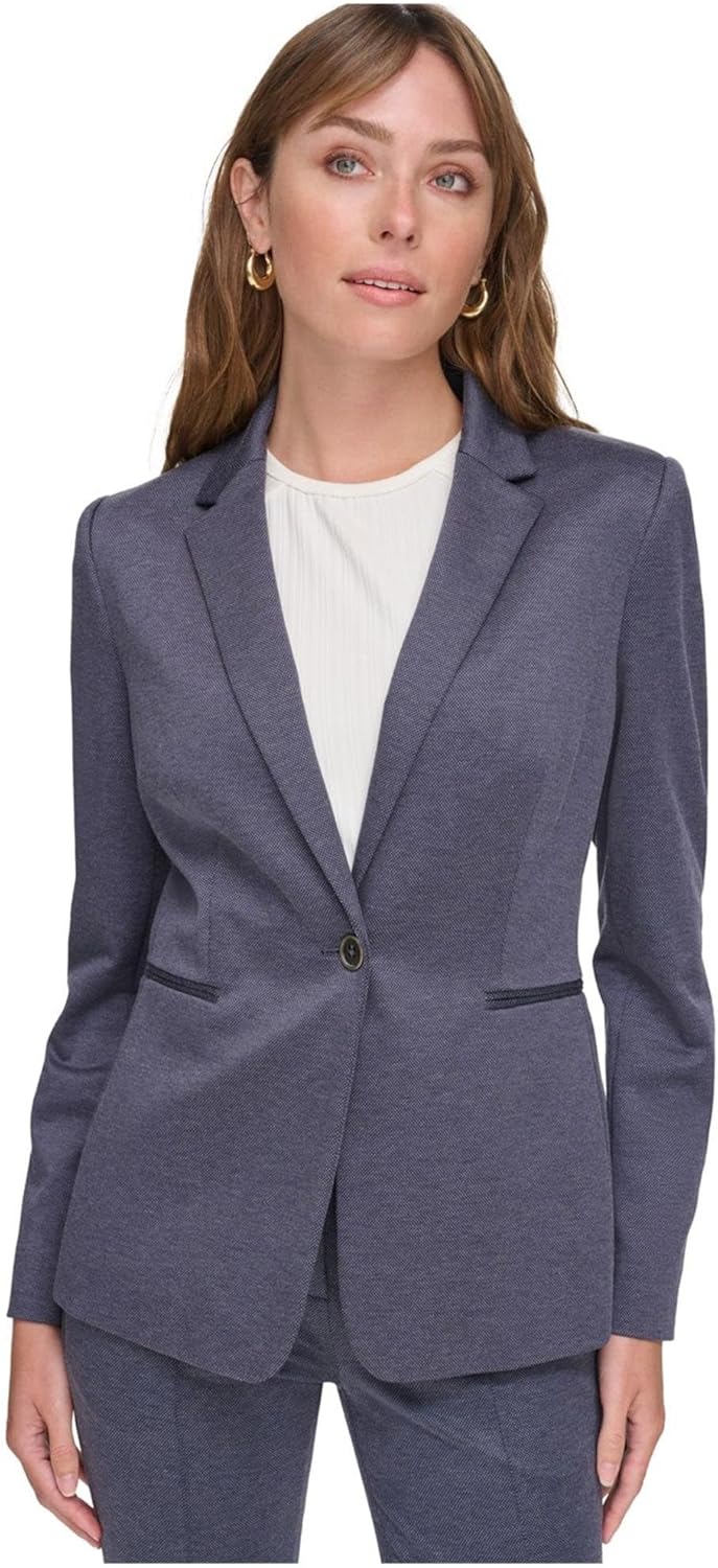 

Женский облегающий пиджак Tommy Hilfiger на одной пуговице, Midnight/Multi