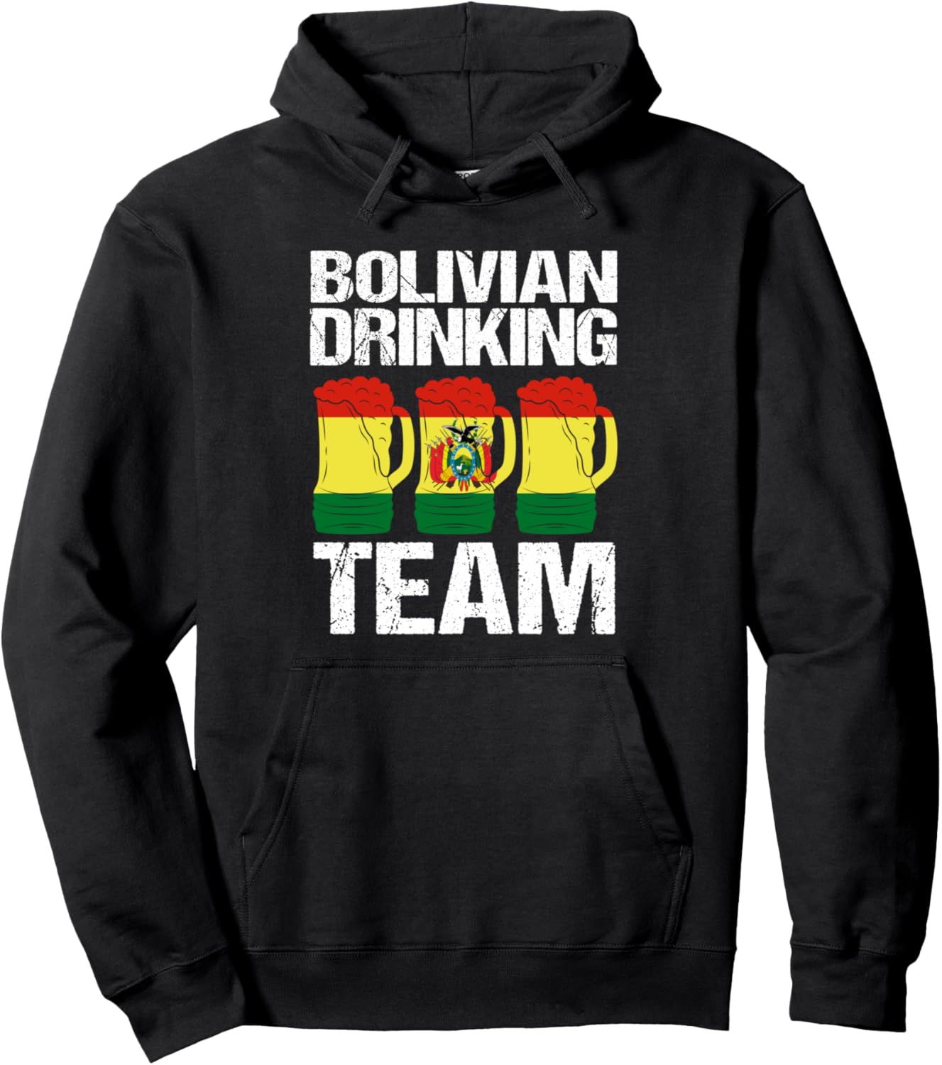

Боливийская команда любителей выпить, боливийская толстовка Humor Bolivian Flag & Bolivian Drinking Team Gift, черный