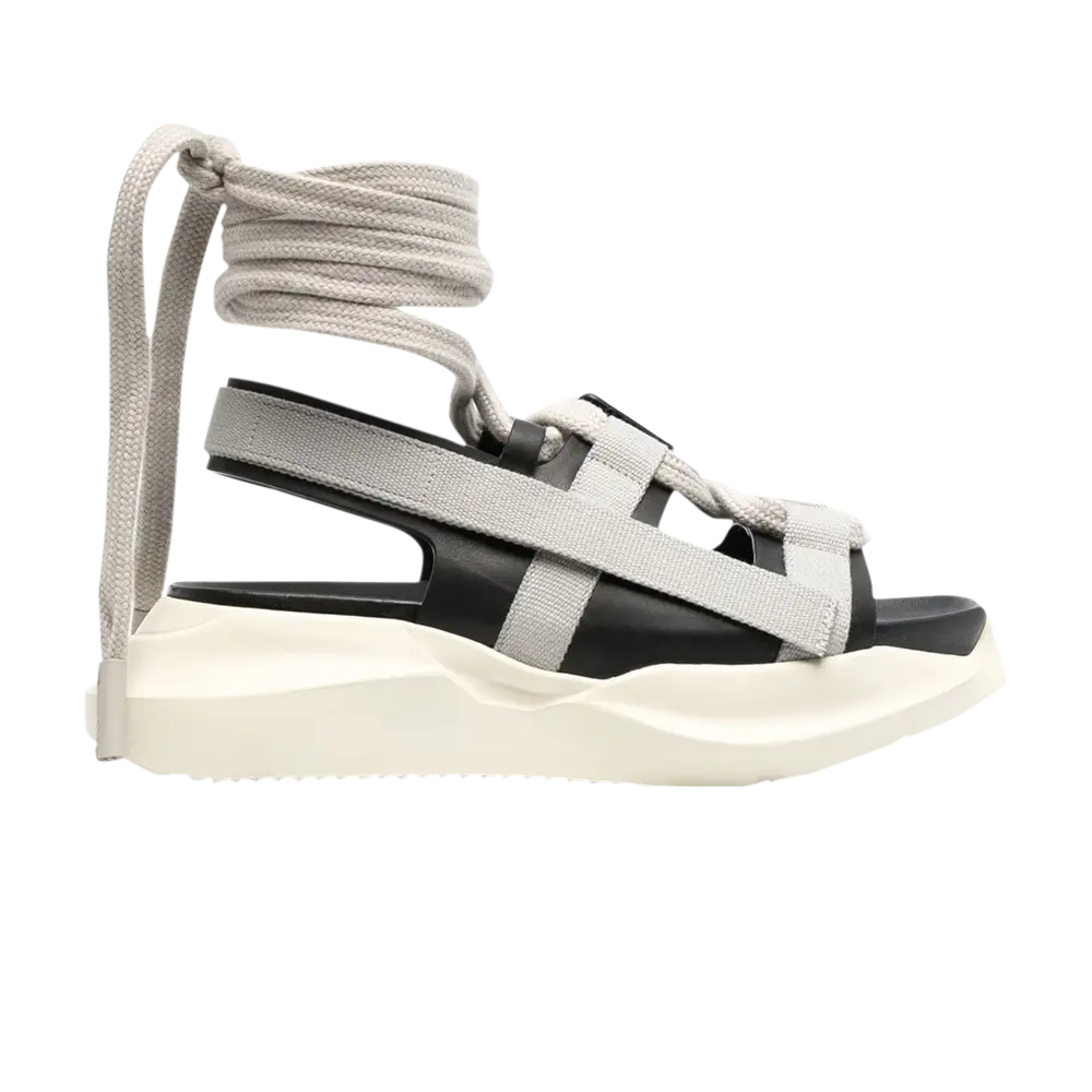 Сандалии Rick Owens Wmns Geth с ремешком и запахом, черный