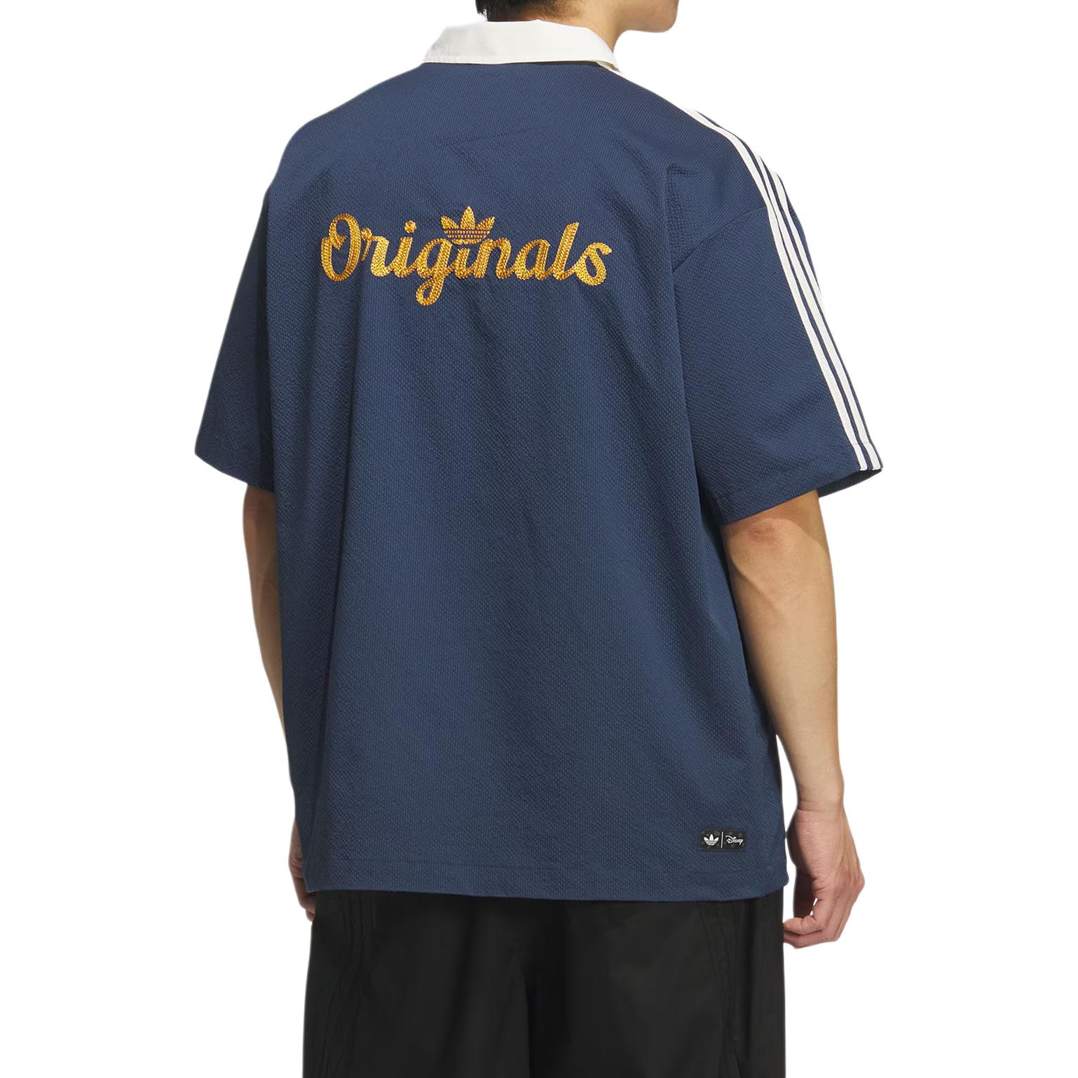 Dishini, Lianmingkuan рубашка для боулинга Dalmatian Unisex Adidas Originals, синий — фото 3