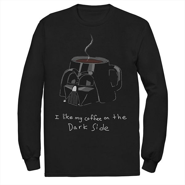 

Футболка с длинным рукавом Disney Darth Vader I Like My Coffee On The Dark Side Star Wars