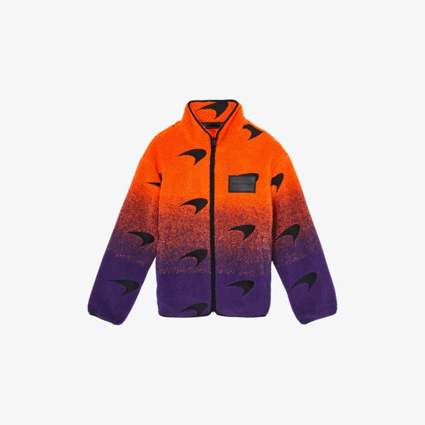 

Куртка Reiss x McLaren Drift Ombre вышитая флисовая, оранжевый