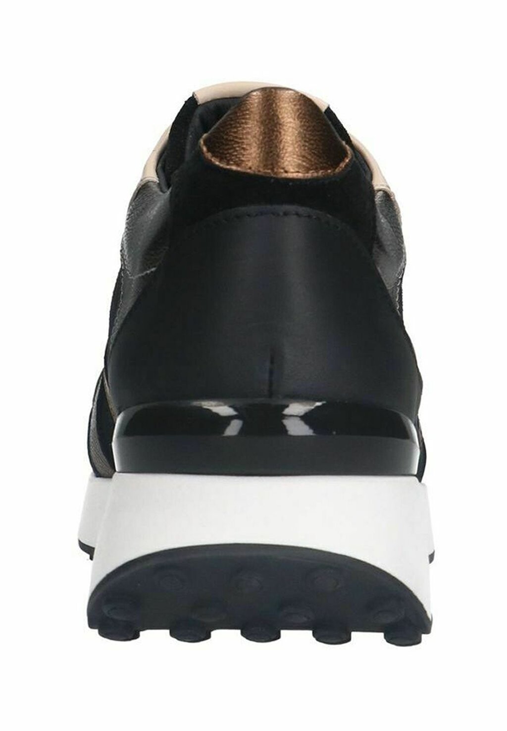 

Кроссовки на шнуровке MIT BRONZE DETAILS Manfield, черный