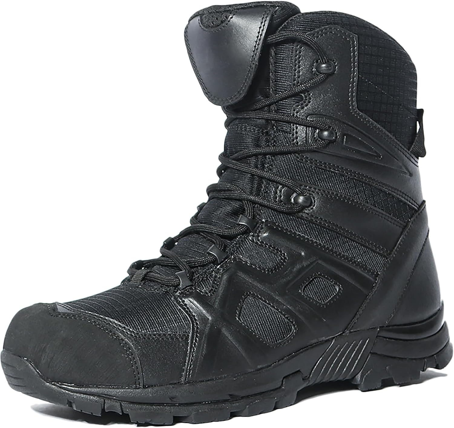 

Мужские походные дышащие ботинки для прогулок и кемпинга с шнуровкой, армейские тактические боевые ботинки для треккинга и походов, песочный, размер 44 Qaxzesa, черный