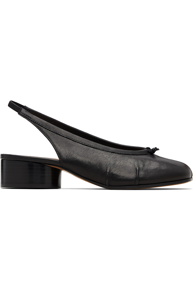 Новые балетки-слингбэки Tabi Maison Margiela, черный
