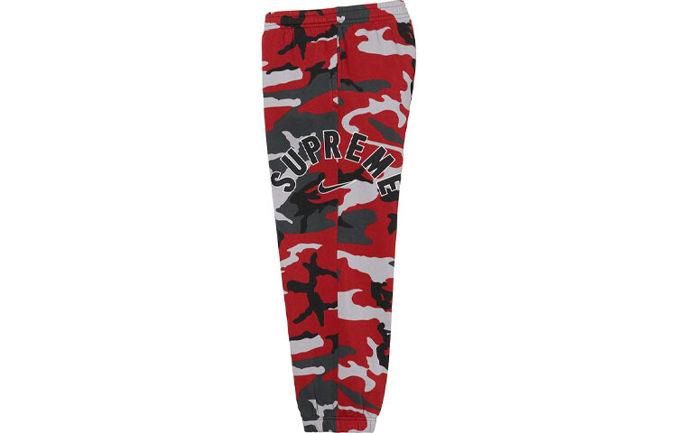 Спортивные штаны унисекс Supreme Nike, фиолетовый — фото 4