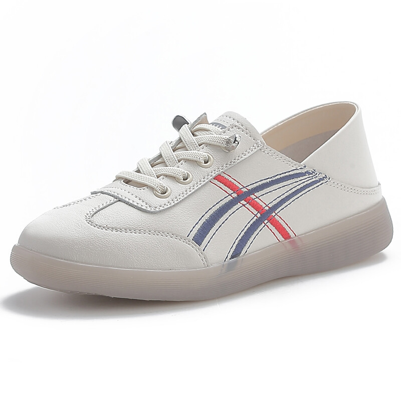 

Кеды, скейтборд обувь женская низкая Reihung, бежевый/синий