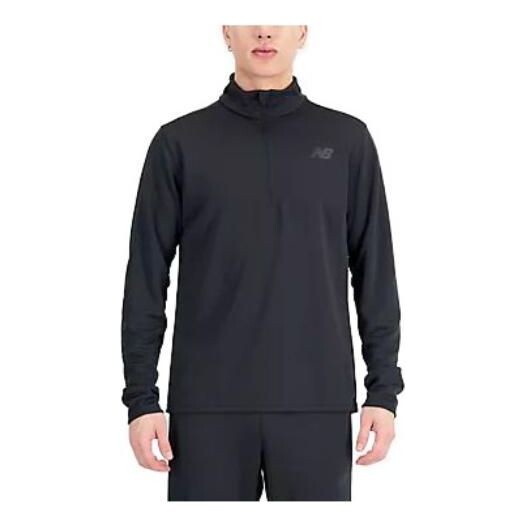 

Футболка Tenacity с капюшоном и четвертной молнией New Balance, черный