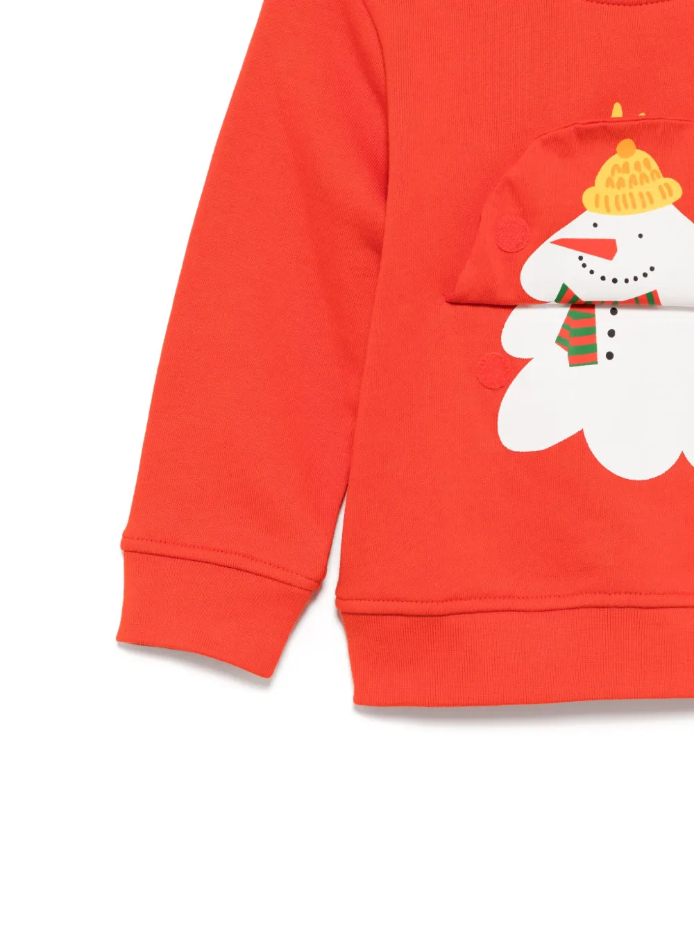 Толстовка со сменным принтом Stella McCartney Kids, красный — фото 3