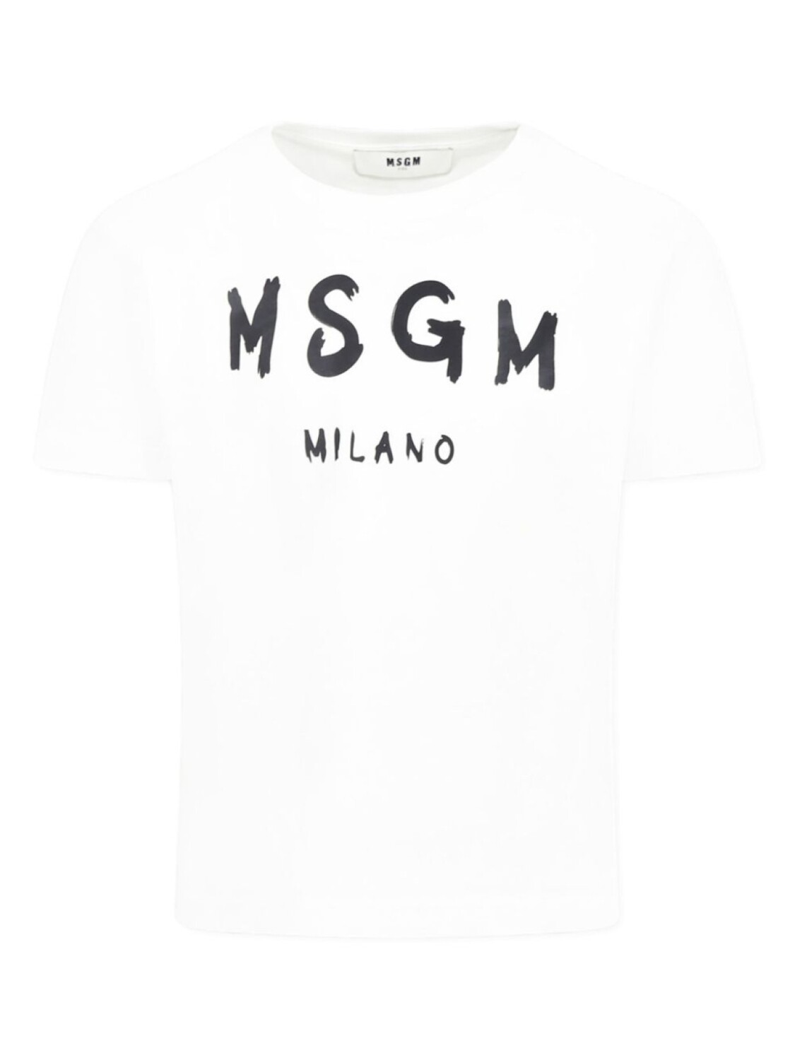 

MSGM Kids футболка с логотипом, белый